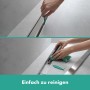 hansgrohe RainDrain Match Fertigset Duschrinne 80 cm, mit höhenverstellbarem Rahmen - Produktansicht