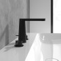 Villeroy & Boch Conum Dreiloch-Waschtischarmatur mit Zugstangen-Ablaufgarnitur - technische Ansicht