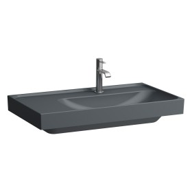 Lavabo LAUFEN MEDA 80 x 46 cm, avec trou de robinet sans trop-plein, étagère à gauche