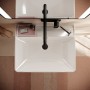 hansgrohe Xanuia Q Lavabo 600/480 senza foro per rubinetto e troppo pieno, SmartClean - vista tecnica