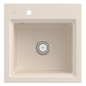 Villeroy & Boch Subway Style 50 S Einbauspüle, Ablaufgarnitur mit Handbetätigung