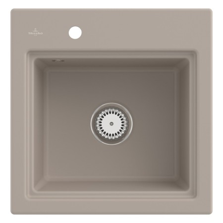 Villeroy & Boch Subway Style 50 S Einbauspüle, Ablaufgarnitur mit Handbetätigung