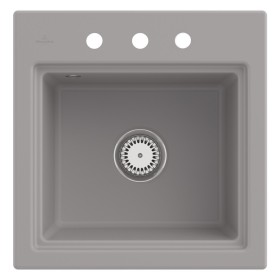 Villeroy & Boch Subway Style 50 S Einbauspüle, Ablaufgarnitur mit Handbetätigung