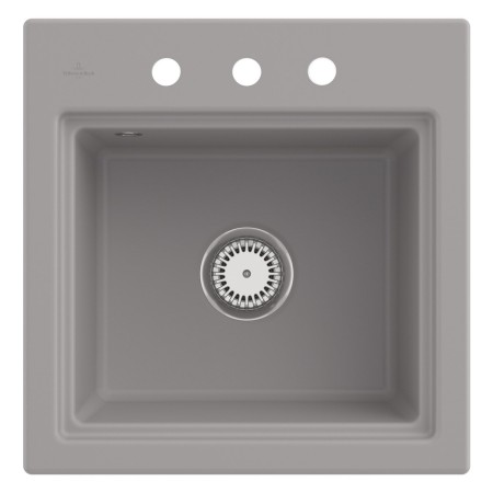 Villeroy & Boch Subway Style 50 S Einbauspüle, Ablaufgarnitur mit Handbetätigung