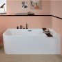 Villeroy & Boch Loop & Friends SQUARE Duo Vorwand-Badewanne, 180 x 80 cm für Eckeinbau rechts - Produktansicht