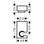 hansgrohe Brausehalter Porter - Detailansicht