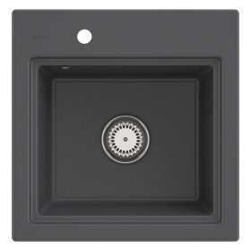 Villeroy & Boch Subway Style 50 S Einbauspüle, Ablaufgarnitur mit Handbetätigung