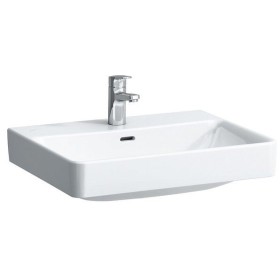 Lavabo encastré LAUFEN PRO S 60 cm avec trou de robinet et trop-plein