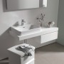Lavabo encastré LAUFEN PRO S 60 cm avec trou de robinet et trop-plein - vue détaillée