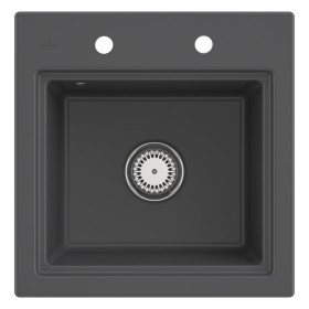 Villeroy & Boch Subway Style 50 S Einbauspüle, Ablaufgarnitur mit Handbetätigung