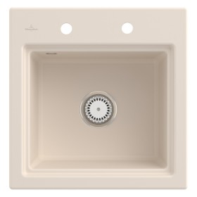 Villeroy & Boch Subway Style 50 S Einbauspüle, Ablaufgarnitur mit Handbetätigung