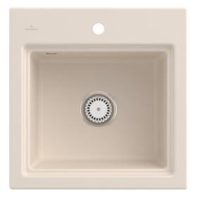 Villeroy & Boch Subway Style 50 S Einbauspüle, Ablaufgarnitur mit Handbetätigung