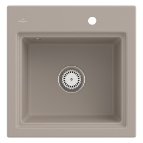 Villeroy & Boch Subway Style 50 S Einbauspüle, Ablaufgarnitur mit Handbetätigung