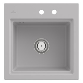 Villeroy & Boch Subway Style 50 S Einbauspüle, Ablaufgarnitur mit Handbetätigung