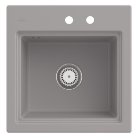 Villeroy & Boch Subway Style 50 S Einbauspüle, Ablaufgarnitur mit Handbetätigung