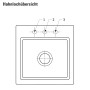 Villeroy & Boch Subway Style 50 S Einbauspüle, Ablaufgarnitur mit Excenterbetätigung