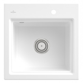 Villeroy & Boch Subway Style 50 S Einbauspüle, Ablaufgarnitur mit Excenterbetätigung