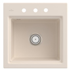 Villeroy & Boch Subway Style 50 S Einbauspüle, Ablaufgarnitur mit Excenterbetätigung