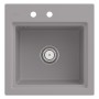 Évier encastrable Villeroy & Boch Subway Style 50 S, bonde avec commande d'excentrique