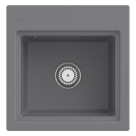 Évier encastrable Villeroy & Boch Subway Style 50 S, bonde avec commande excentrée