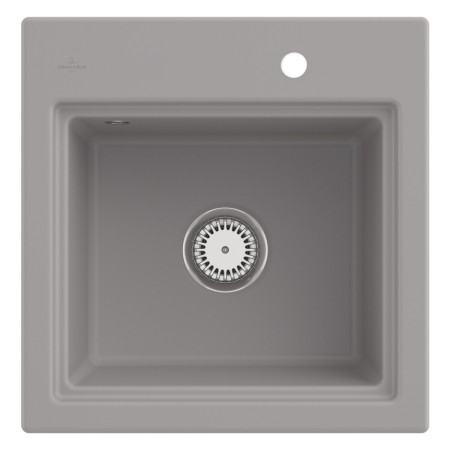 Évier encastrable Villeroy & Boch Subway Style 50 S, bonde avec commande excentrée