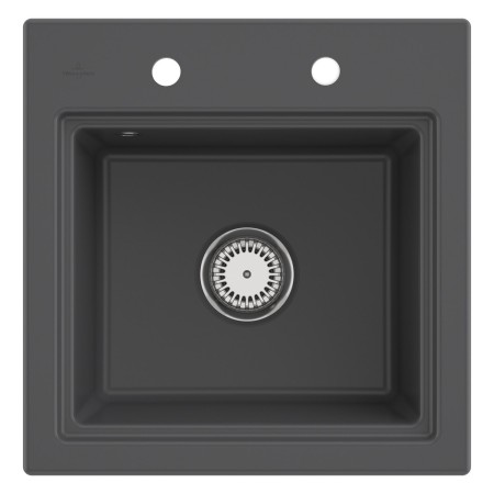 Lavello incasso Villeroy & Boch Subway Style 50 S, scarico con azionamento a leva eccentrica