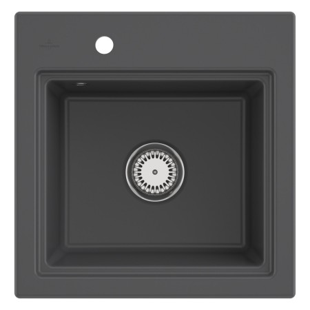 Lavello incasso Villeroy & Boch Subway Style 50 S, scarico con azionamento eccentrico