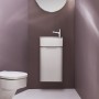 Lavabo à poser LAUFEN Val 34 x 22 cm avec 1 trou de robinet, avec trop-plein - vue technique