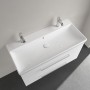 Villeroy & Boch Avento Schrankwaschtisch 100 x 47 cm, mit 2 Hahnlöchern, mit Überlauf - Detailansicht