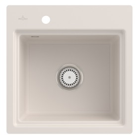Évier encastrable Villeroy & Boch Subway Style 50 S FLAT avec bonde à commande manuelle