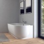 Vasca da bagno d'angolo Duravit Luv sinistra 185 x 95 cm - vista dettagliata