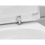 hansgrohe EluPura S Wand WC Set 540 AquaFall Flush mit WC-Sitz mit SoftClose und QuickRelease - technische Ansicht