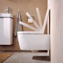 hansgrohe EluPura S Wand WC Set 540 AquaFall Flush mit WC-Sitz mit SoftClose und QuickRelease - technische Ansicht