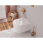 hansgrohe EluPura S Wand WC Set 540 AquaFall Flush mit WC-Sitz mit SoftClose und QuickRelease - Detailansicht