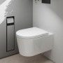 hansgrohe EluPura S Wand WC Set 540 AquaFall Flush mit WC-Sitz mit SoftClose und QuickRelease - technische Ansicht