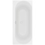 Baignoire ovale Villeroy & Boch Loop & Friends Duo rectangulaire 180 x 80 cm - vue détaillée
