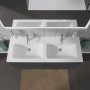 Duravit ME by Starck Meuble double vasque 130 cm avec 1 trou de robinet - vue détaillée