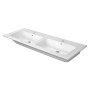 Duravit ME by Starck Meuble double vasque 130 cm avec 1 trou de robinet - vue détaillée