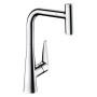 hansgrohe Talis Select M51 Mitigeur de cuisine monocommande 300, Eco, Bec extractible, 1jet