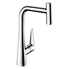 hansgrohe Talis Select M51 Mitigeur de cuisine monocommande 300, Eco, Bec extractible, 1jet