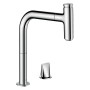 hansgrohe Metris Select M71 Robinet de cuisine monocommande à 2 trous 200 Eco