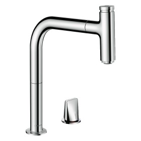 hansgrohe Metris Select M71 Robinet de cuisine monocommande à 2 trous 200 Eco