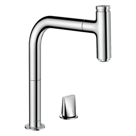 hansgrohe Metris Select M71 Robinet de cuisine monocommande à 2 trous 200 Eco