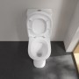 Villeroy & Boch Vicare WC a scarico profondo per combinazione, senza bordo di scarico, a pavimento - vista tecnica