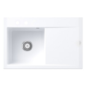 Villeroy & Boch Subway Style 45 Einbauspüle, Ablaufgarnitur mit Excenterbetätigung, Becken links