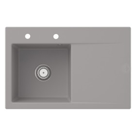 Villeroy & Boch Subway Style 45 Einbauspüle, Ablaufgarnitur mit Excenterbetätigung, Becken links