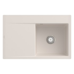 Lavello ad incasso Villeroy & Boch Subway Style 45 FLAT, scarico con azionamento manuale, vasca a destra
