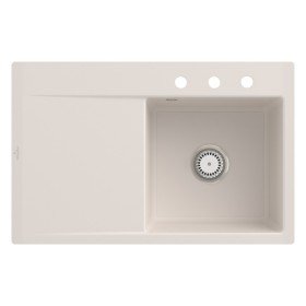 Lavello incasso Villeroy & Boch Subway Style 45 FLAT, scarico con azionamento manuale, vasca a destra