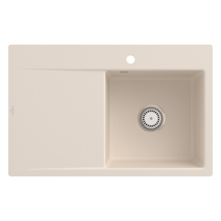 Lavello incasso Villeroy & Boch Subway Style 45 FLAT, scarico con azionamento manuale, vasca a destra