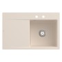 Lavello incasso Villeroy & Boch Subway Style 45 FLAT, scarico con azionamento manuale, vasca a destra